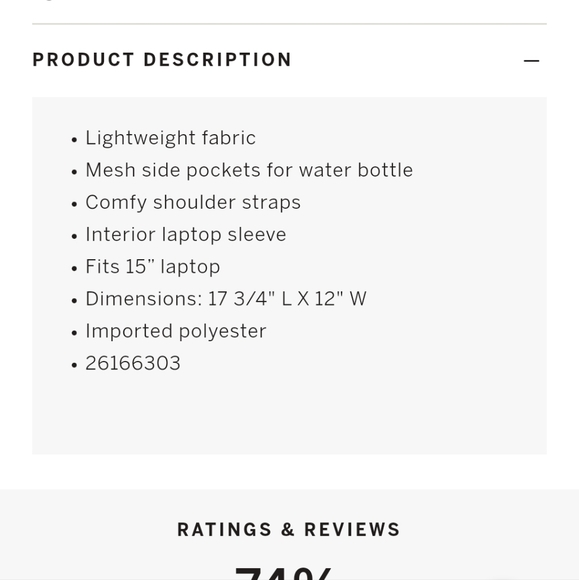 VS PINK CAMPUS BACKPACK - Picture 6 of 7